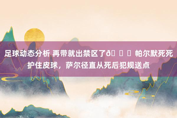 足球动态分析 再带就出禁区了😂帕尔默死死护住皮球，萨尔径直从死后犯规送点