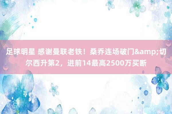 足球明星 感谢曼联老铁！桑乔连场破门&切尔西升第2，进前14最高2500万买断